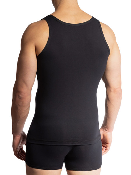 OLAF BENZ Regular Fit Nero Feinripp