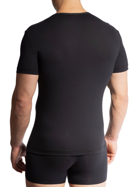 OLAF BENZ Regular Fit Nero Feinripp