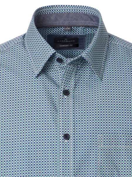CASAMODA Comfort Fit Camicia Verde Kent Easy Care  - Vista 1