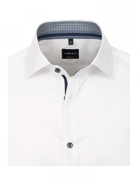 VENTI Slim Fit Camicia Bianco Kent Twill - Vista 1