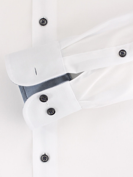 CASAMODA Regular Fit Camicia Bianco Kent Easy Care  - Vista 2