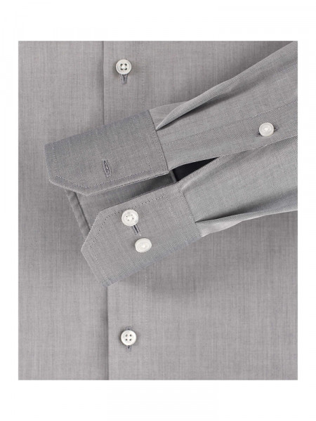 VENTI Regular Fit Camicia Grigio chiaro Kent Twill - Vista 2