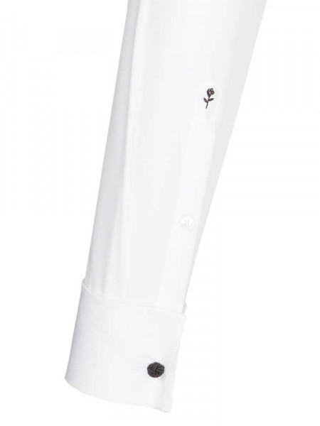 SEIDENSTICKER Tailored Fit Camicia Bianco Business Kent Popeline - Vista 1