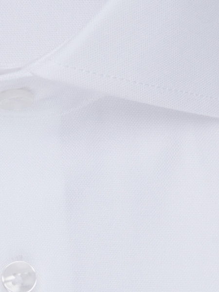 SEIDENSTICKER Slim Fit Camicia Bianco Haifisch Oxford - Vista 3