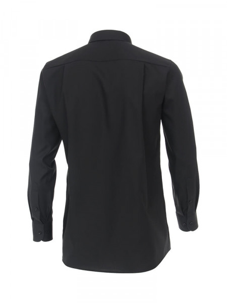 CASAMODA Comfort Fit Camicia Nero Kent Popeline