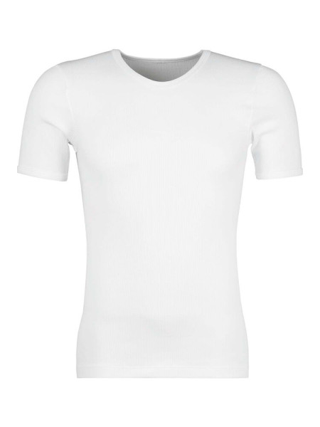 HUBER Regular Fit Bianco Doppelrippenstich - Vista 1