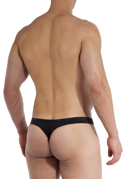 OLAF BENZ Regular Fit Nero Microfaser