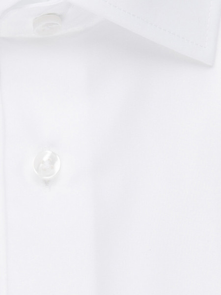 SEIDENSTICKER Tailored Fit Camicia Bianco Business Kent Popeline - Vista 3