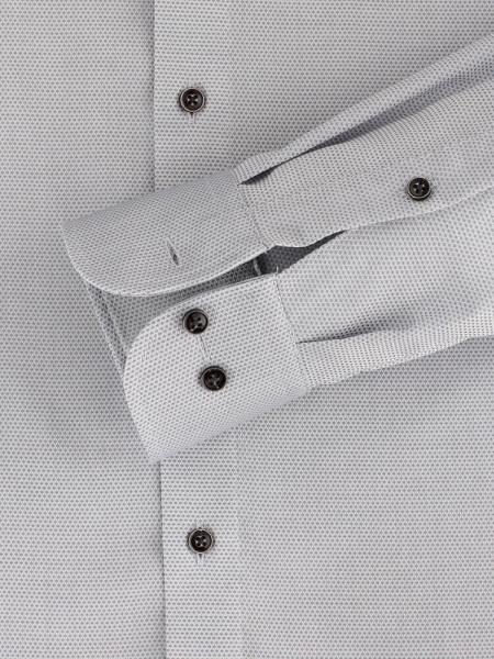 CASAMODA Regular Fit Camicia Grigio chiaro Kent Natté - Vista 2