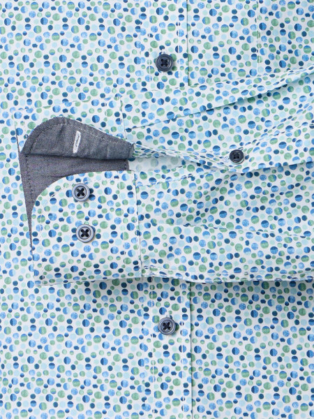 CASAMODA Comfort Fit Camicia Verde Button-Down Easy Care  - Vista 2