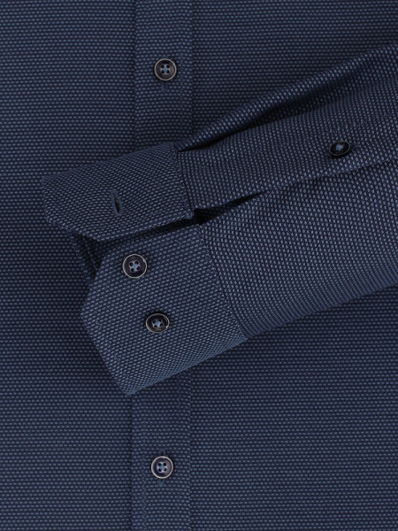 VENTI Slim Fit Camicia Blu scuro Kent Easy Care  - Vista 2