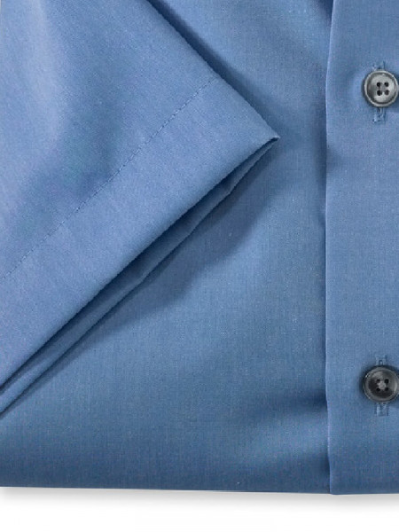 OLYMP Regular Fit Camicia Blu medio New Kent Chambray - Vista 2