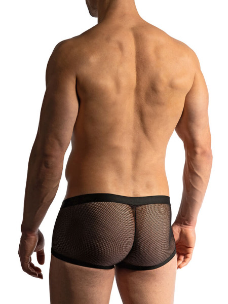 MANSTORE Regular Fit Nero Microfaser