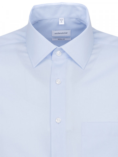 SEIDENSTICKER Regular Fit Camicia Azzurro Business Kent Popeline - Vista 2