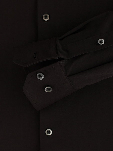 VENTI Regular Fit Camicia Nero Kent Jersey - Vista 2