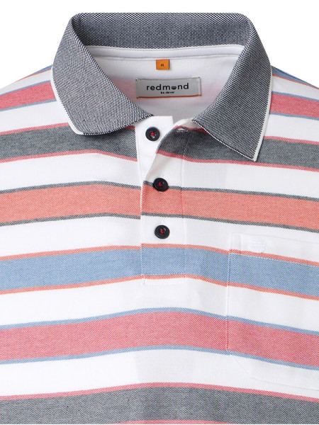 REDMOND Polo Rosso Natté - Vista 1