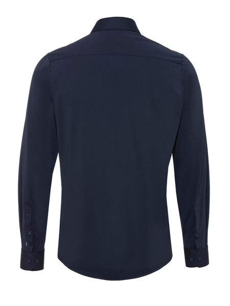 PURE Extra Slim Fit Camicia Blu scuro Haifisch Jersey
