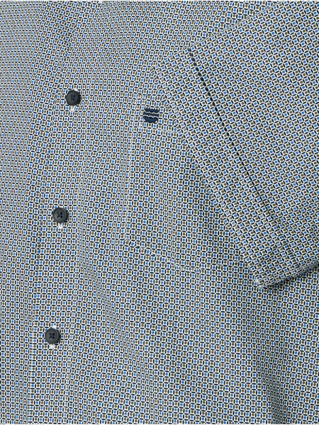 REDMOND Comfort Fit Camicia Antracite Kent Print - Vista 2