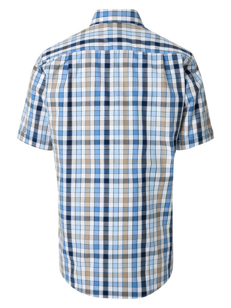 REDMOND Comfort Fit Camicia Azzurro Kent Struktur