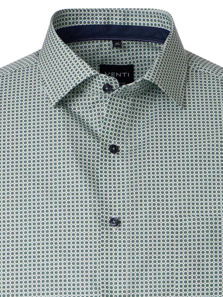 VENTI Comfort Fit Camicia Verde Kent Popeline - Vista 1