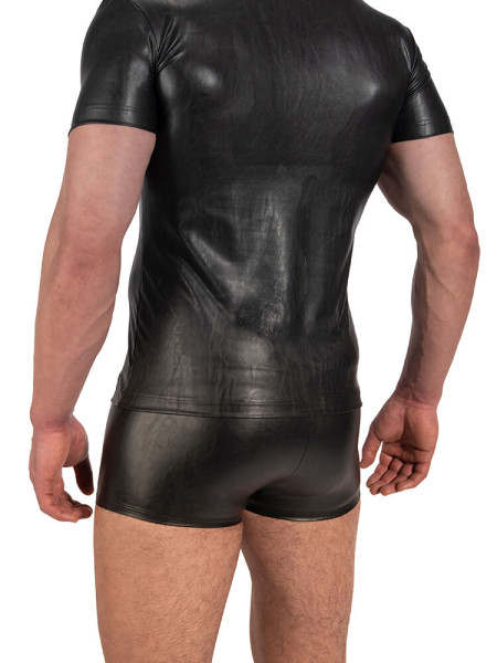 MANSTORE Regular Fit Nero Microfaser