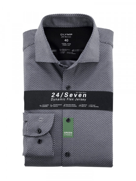 Camicia in jersey OLYMP Level Five 24/Seven body fit