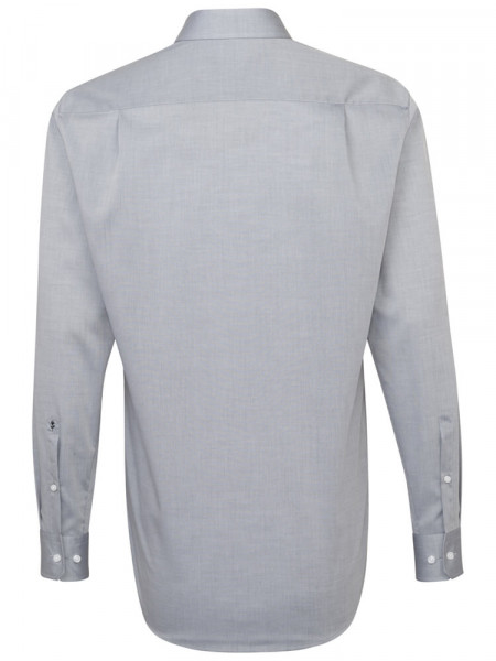SEIDENSTICKER Regular Fit Camicia Grigio Business Kent Chambray