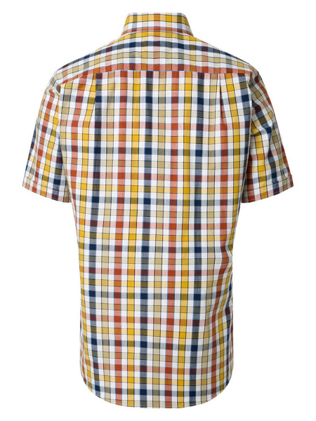REDMOND Comfort Fit Camicia Giallo Kent Struktur