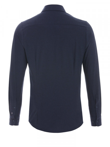 PURE Extra Slim Fit Camicia Marino Haifisch Jersey