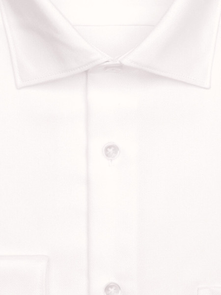 SEIDENSTICKER Comfort Fit Camicia Bianco Business Kent Twill - Vista 1