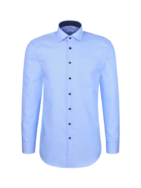 SEIDENSTICKER Regular Fit Camicia Azzurro New Kent Twill