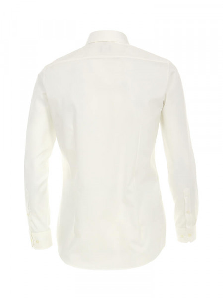 VENTI Slim Fit Camicia Beige chiaro Kent Popeline