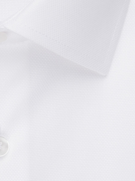 SEIDENSTICKER Regular Fit Camicia Bianco Business Kent Struktur - Vista 3