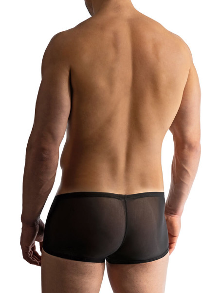 MANSTORE Regular Fit Nero Microfaser