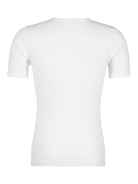 HUBER Regular Fit Bianco Doppelrippenstich - Vista 2