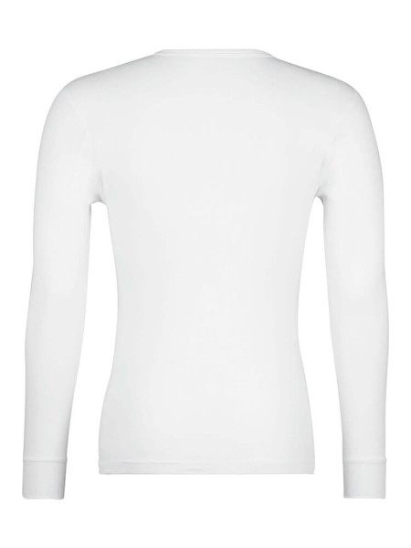 HUBER Regular Fit Bianco Feinripp