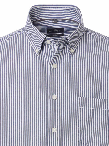 CASAMODA Regular Fit Camicia Blu scuro Button-Down Easy Care  - Vista 1