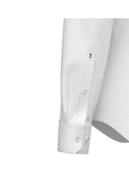 SEIDENSTICKER Extra Slim Fit Camicia Bianco New Kent Satin  - Vista 3