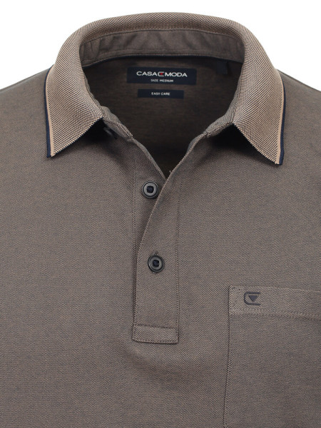 CASAMODA Polo Marrone Extrafeine Qualität - Vista 1