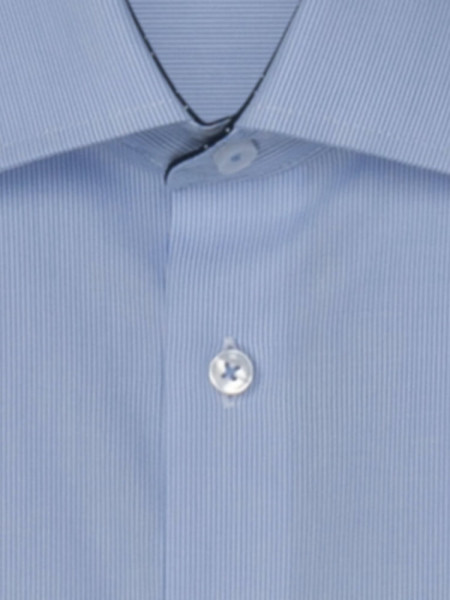 SEIDENSTICKER Regular Fit Camicia Azzurro Business Kent Popeline - Vista 2