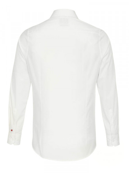 PURE Slim Fit Camicia Beige chiaro Kent Popeline