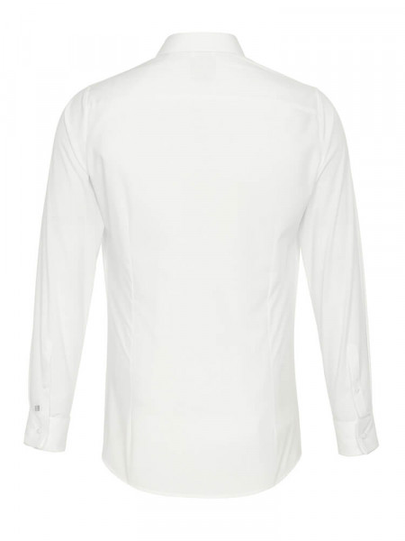 PURE Extra Slim Fit Camicia Beige chiaro Haifisch Popeline