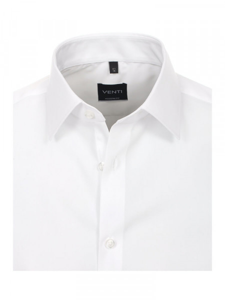 VENTI Regular Fit Camicia Bianco Kent Popeline - Vista 1