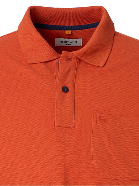 REDMOND Polo Arancione Piqué - Vista 1