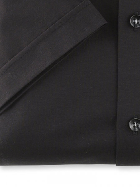 OLYMP Slim Fit Camicia Nero New York Kent Jersey - Vista 2