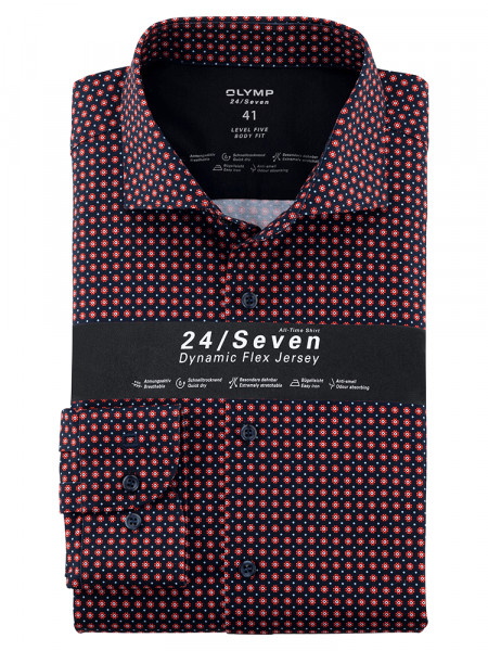 Camicia in jersey OLYMP Level Five 24/Seven body fit