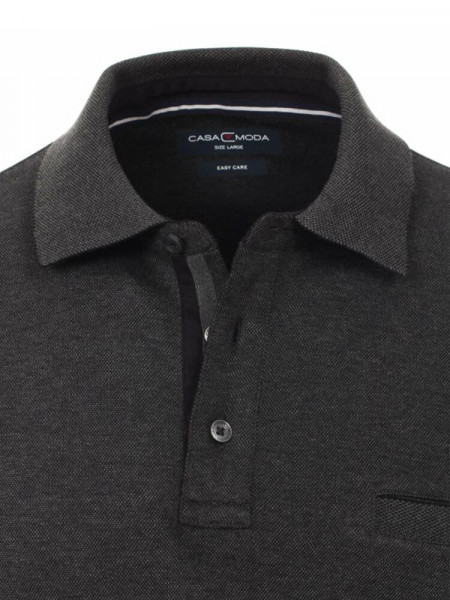 CASAMODA Polo Antracite Piqué - Vista 1