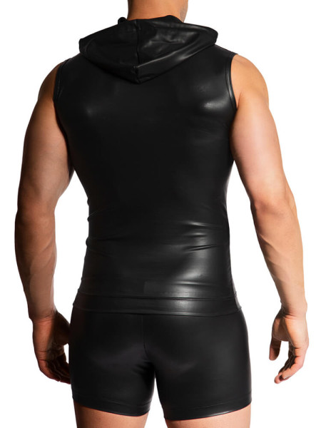 MANSTORE Regular Fit Nero Microfaser