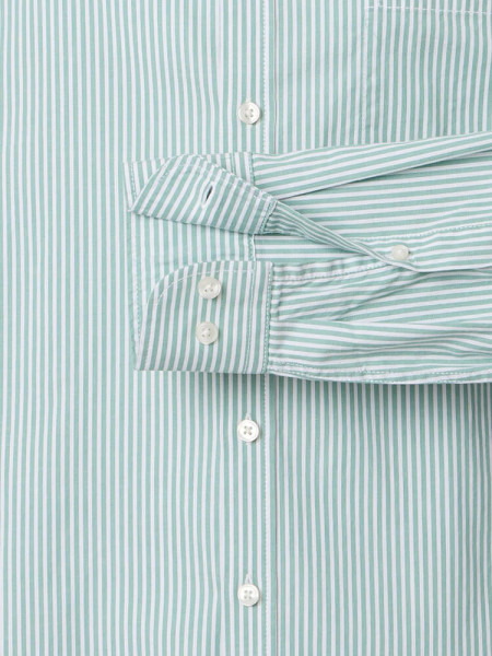 CASAMODA Regular Fit Camicia Verde Button-Down Easy Care  - Vista 2