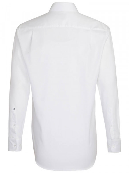 SEIDENSTICKER Regular Fit Camicia Bianco Business Kent Struktur
